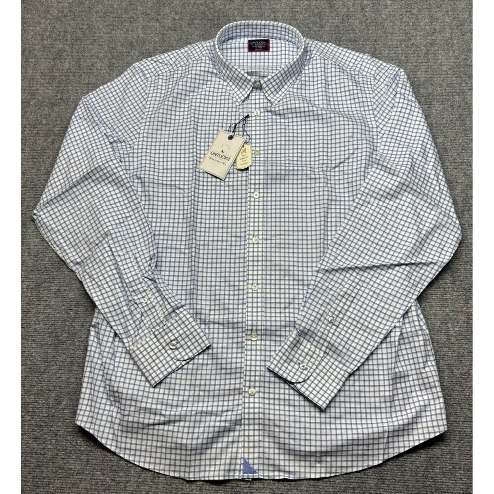 UNTUCKit Delaney Shirt Mens 2XLT Slim Fit Multicolor Button Up Wrinkle Free New